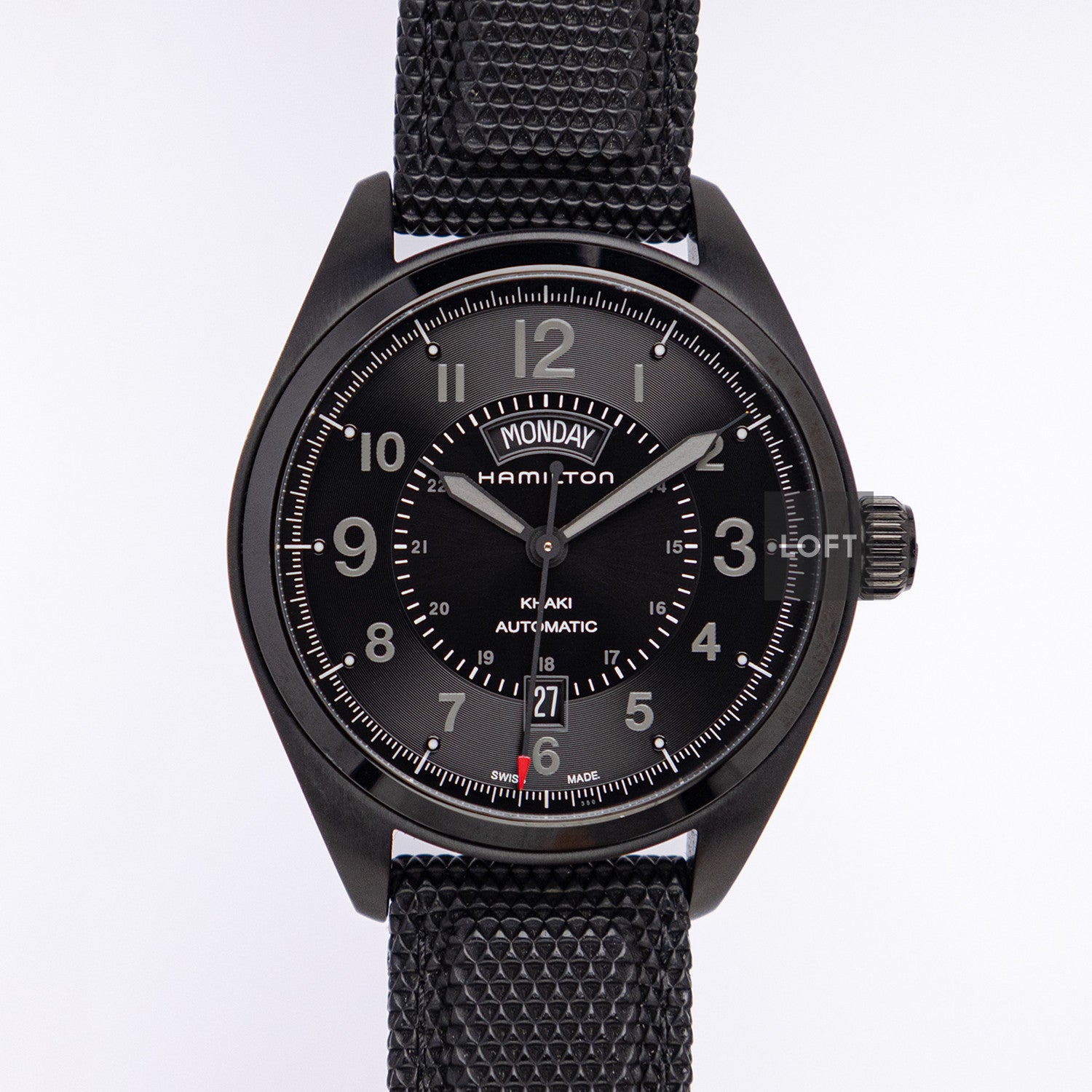 Hamilton Khaki Field Automatic Day Date PVD 42mm