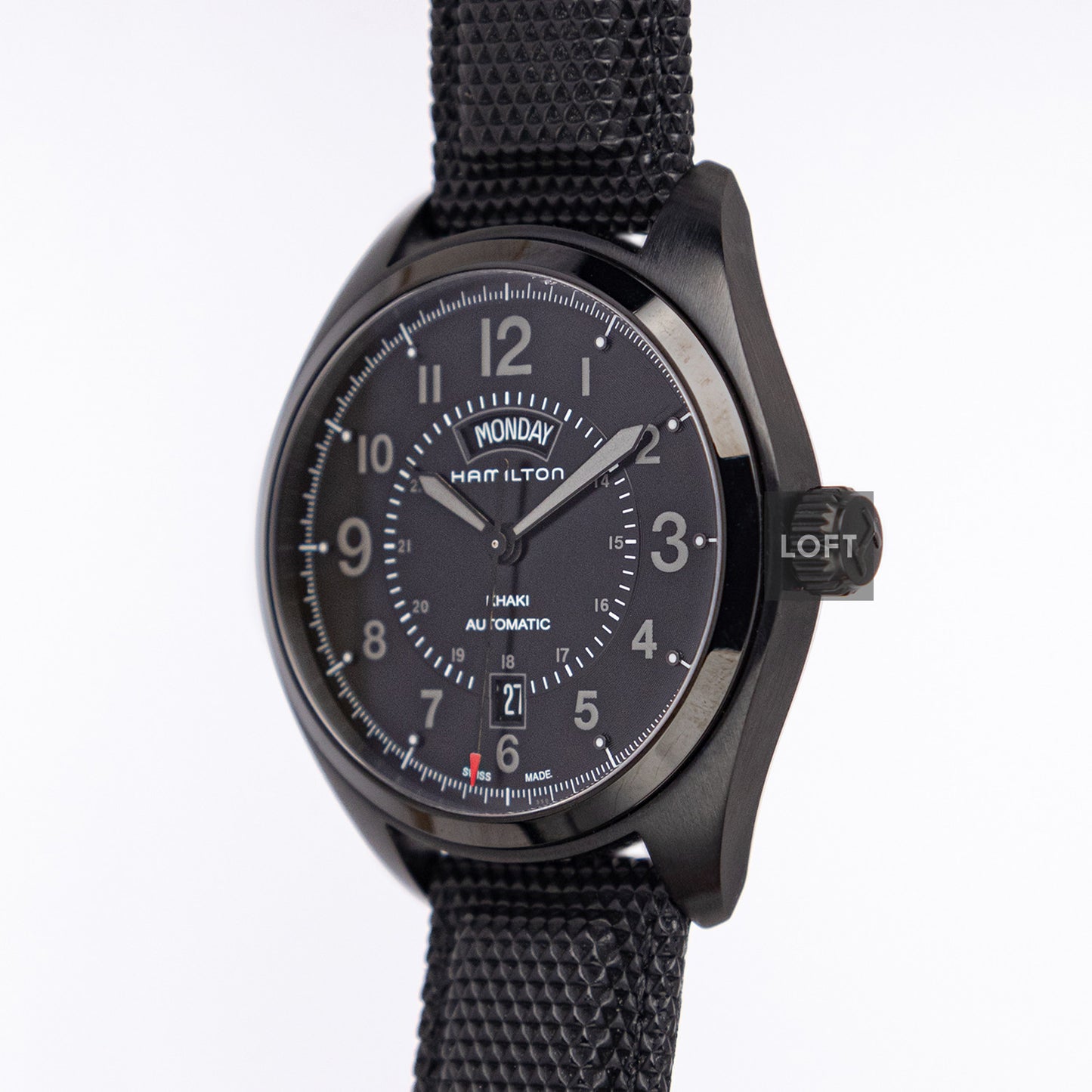 Hamilton Khaki Field Automatic Day Date PVD 42mm
