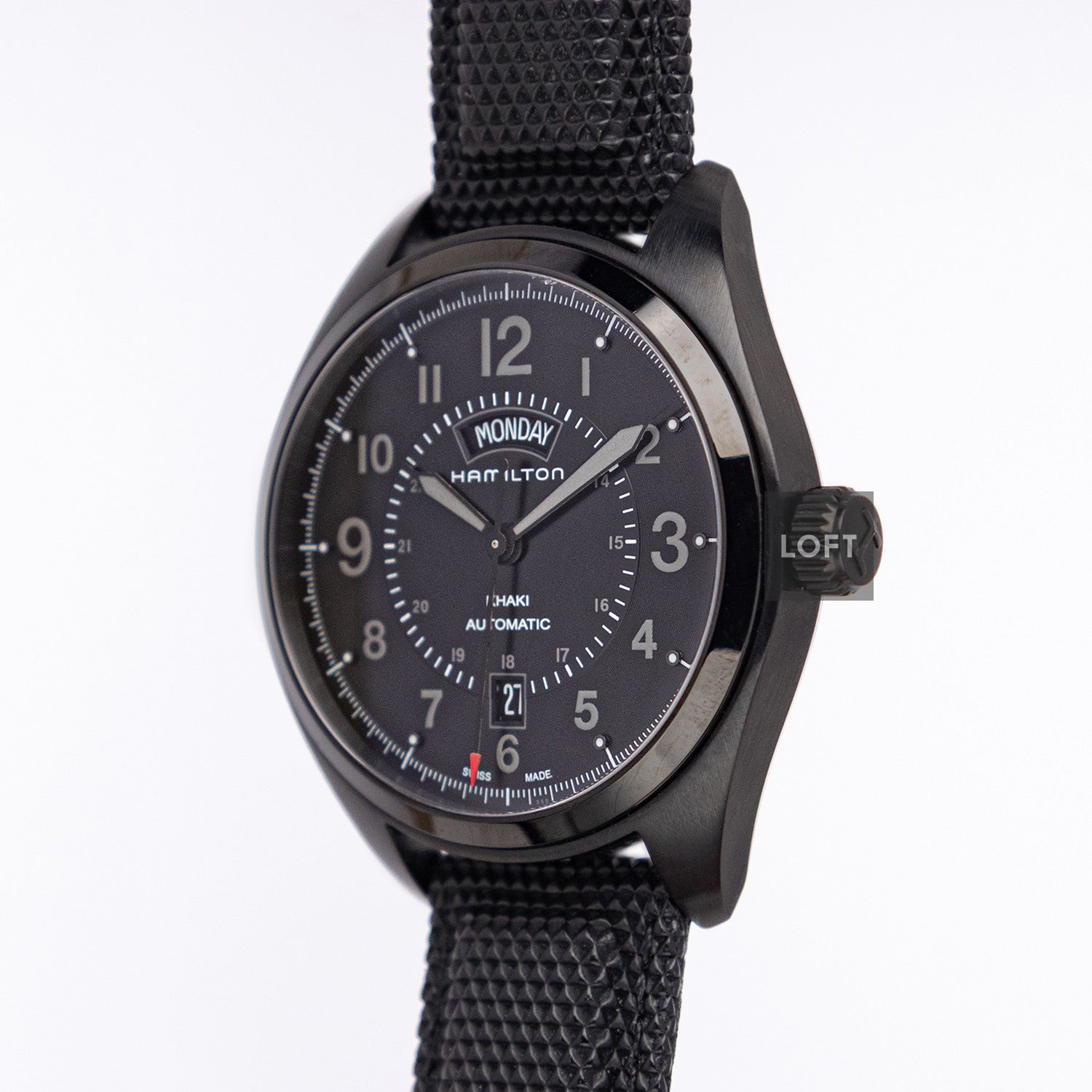 Hamilton Khaki Field Automatic Day Date PVD 42mm