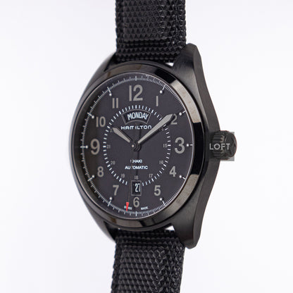 Hamilton Khaki Field Automatic Day Date PVD 42mm
