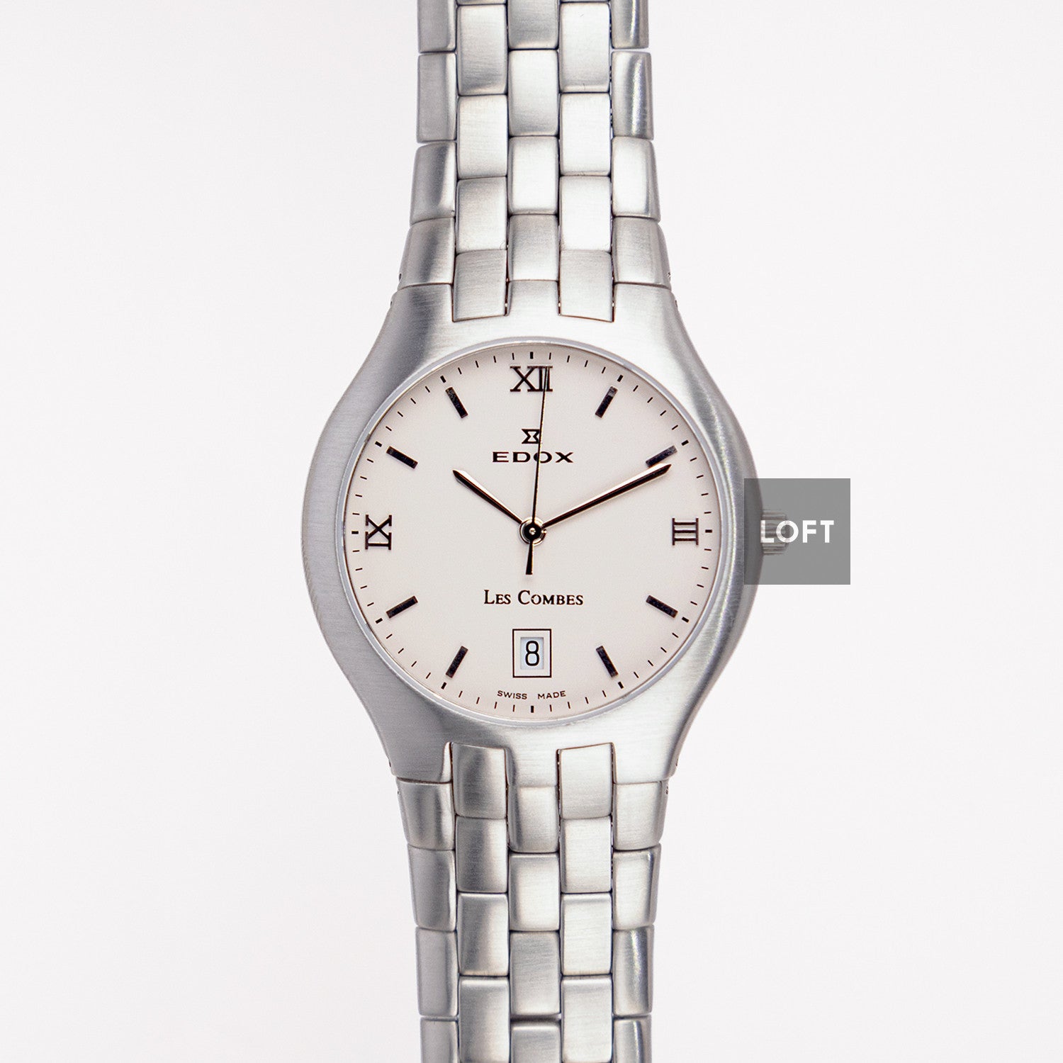 Edox Les Combes 61150 Quartz Silver Dial 34mm – LOFT