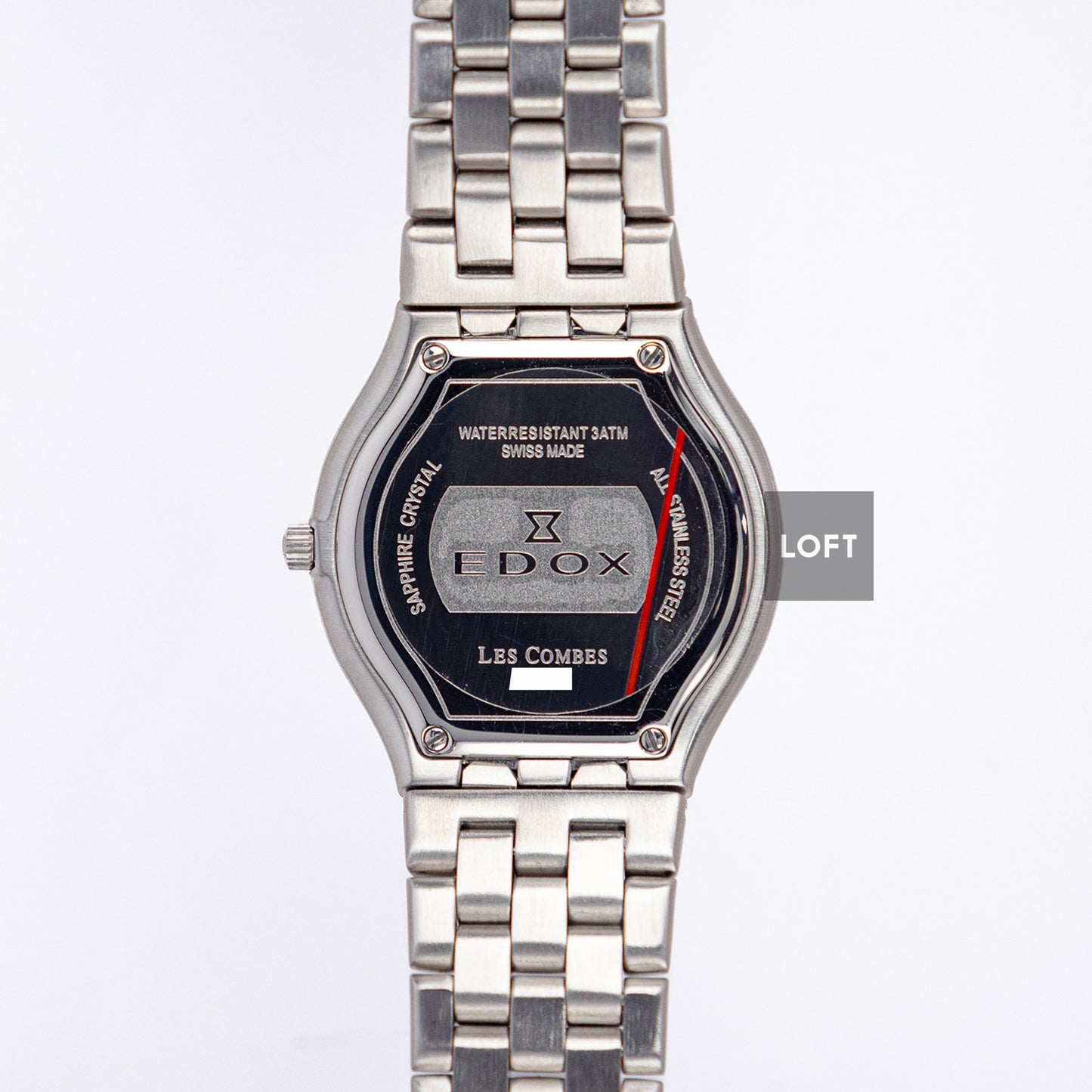 Edox Les Combes 61150 Quartz Silver Dial 34mm