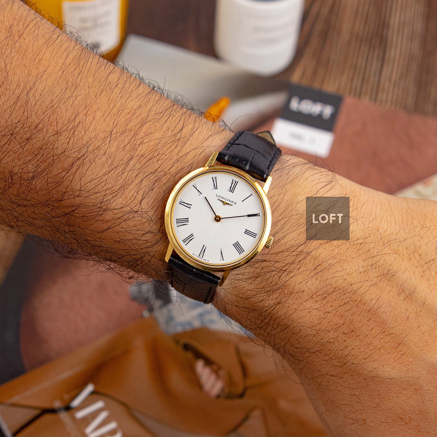 Longines 3609 Manual Wind White Dial Vintage 33mm