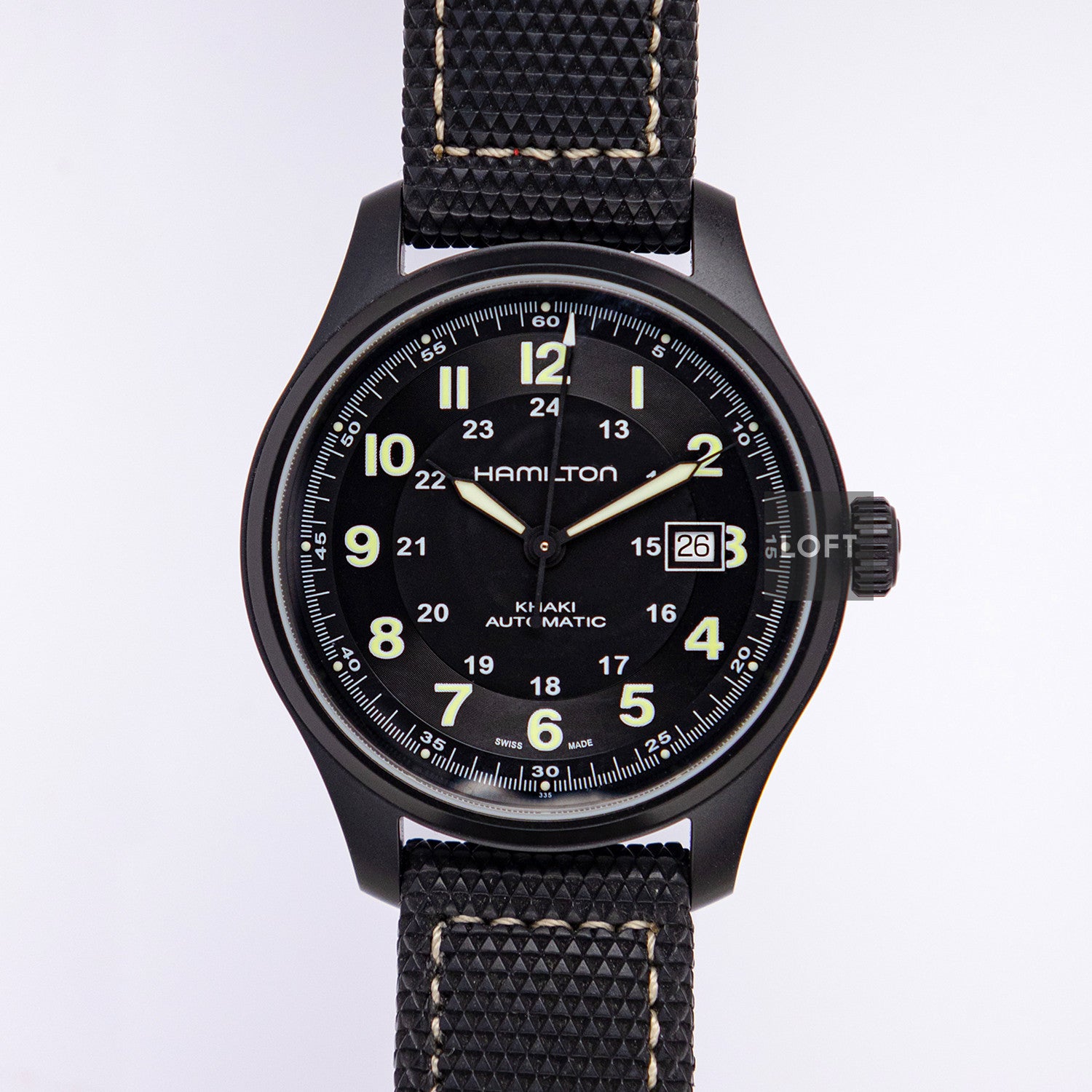 Hamilton Khaki Automatic ブラック Introducing Hamilton Khaki Field Titanium Automatic 38mm
