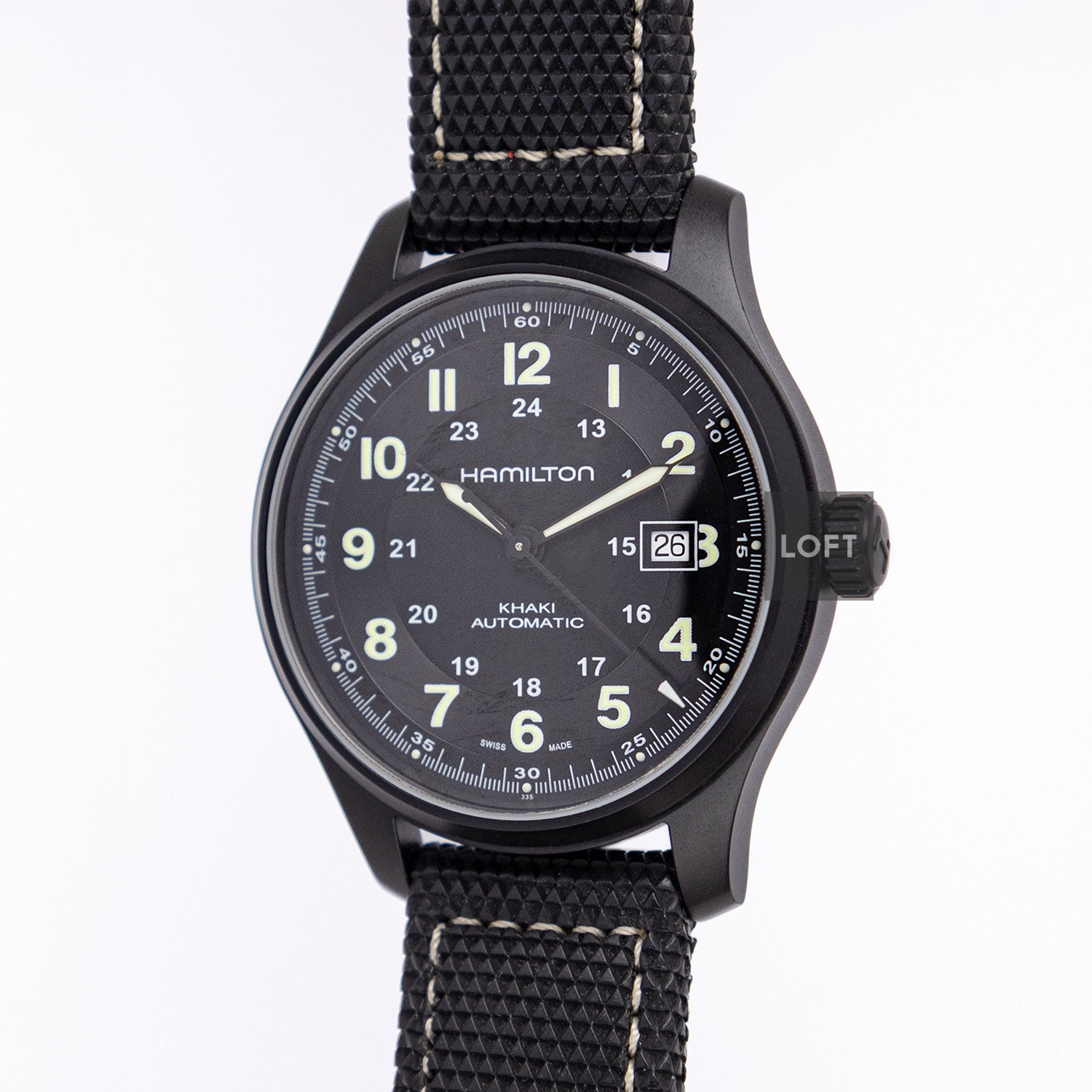 Hamilton Khaki Field Titanium Automatic Black 42mm