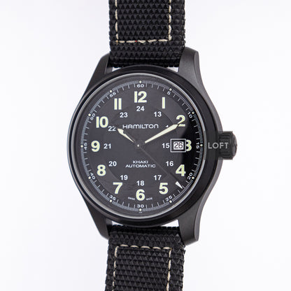 Hamilton Khaki Field Titanium Automatic Black 42mm