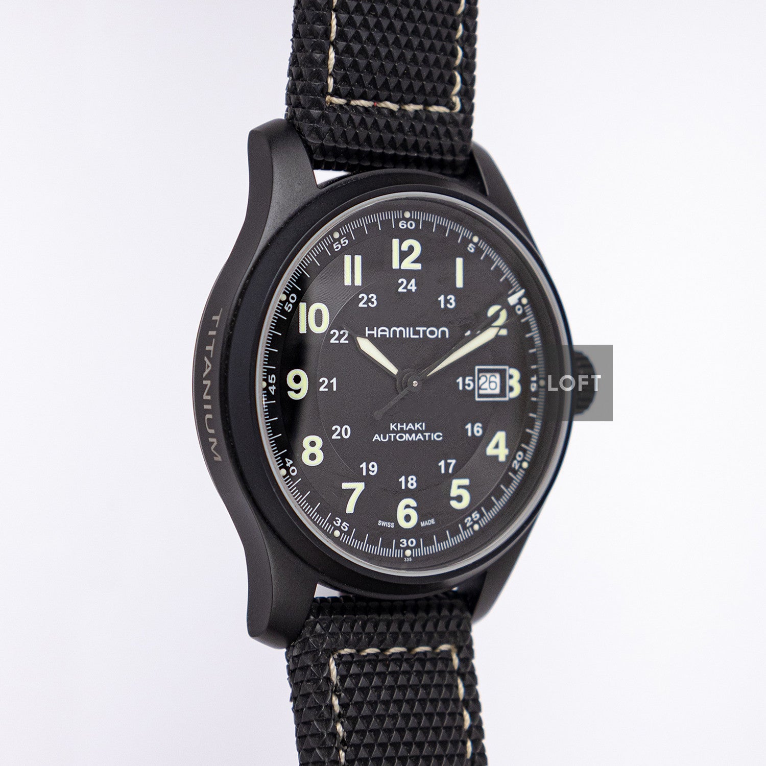 Hamilton Khaki Field Titanium Automatic Black 42mm