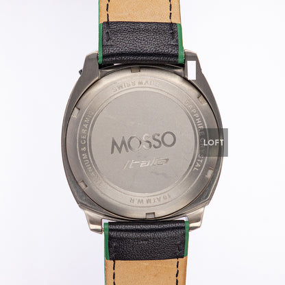 Mosso Italia Bull Head Quartz Chronograph Green 42mm