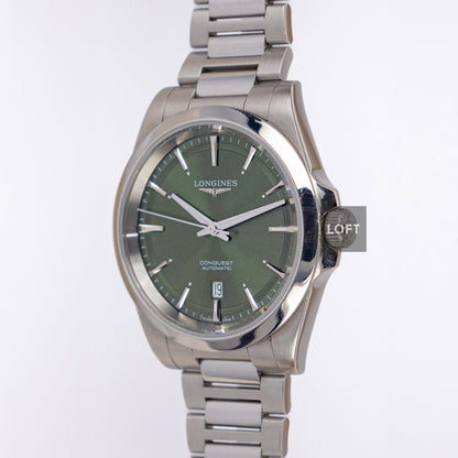 Longines Conquest Automatic Green Dial 41mm
