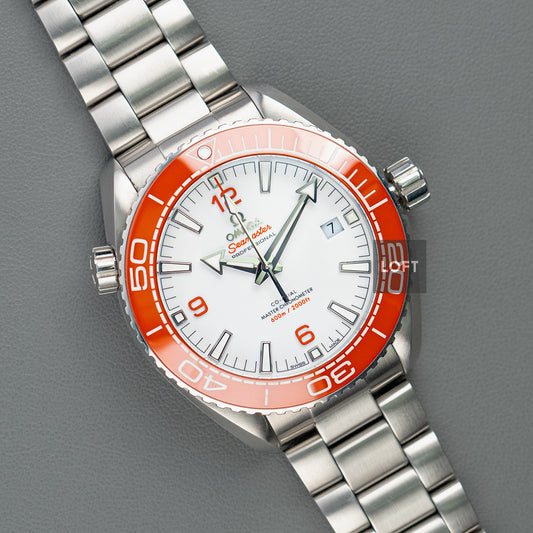 Omega Seamaster Planet Ocean 600M White Dial 43.5mm