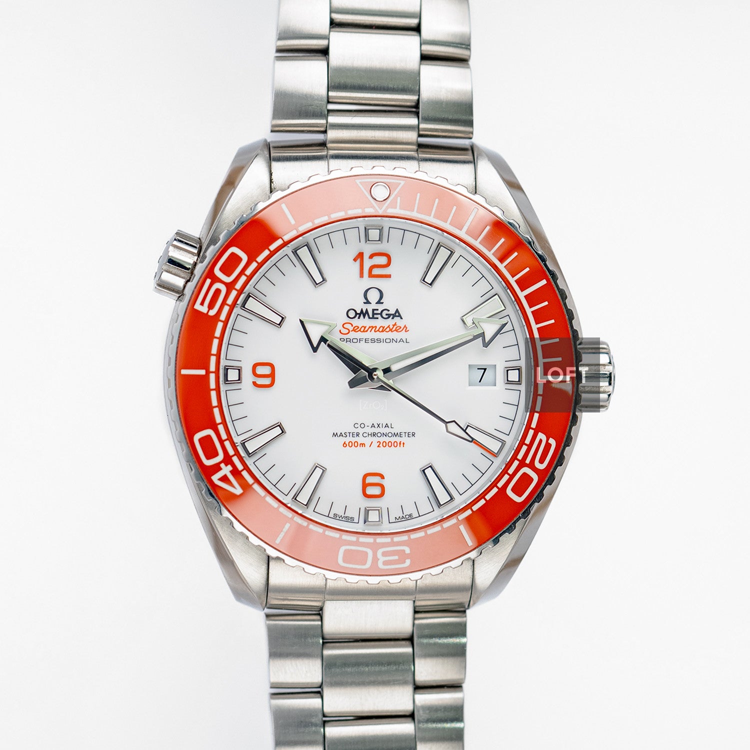 Omega Seamaster Planet Ocean 600M White Dial 43.5mm