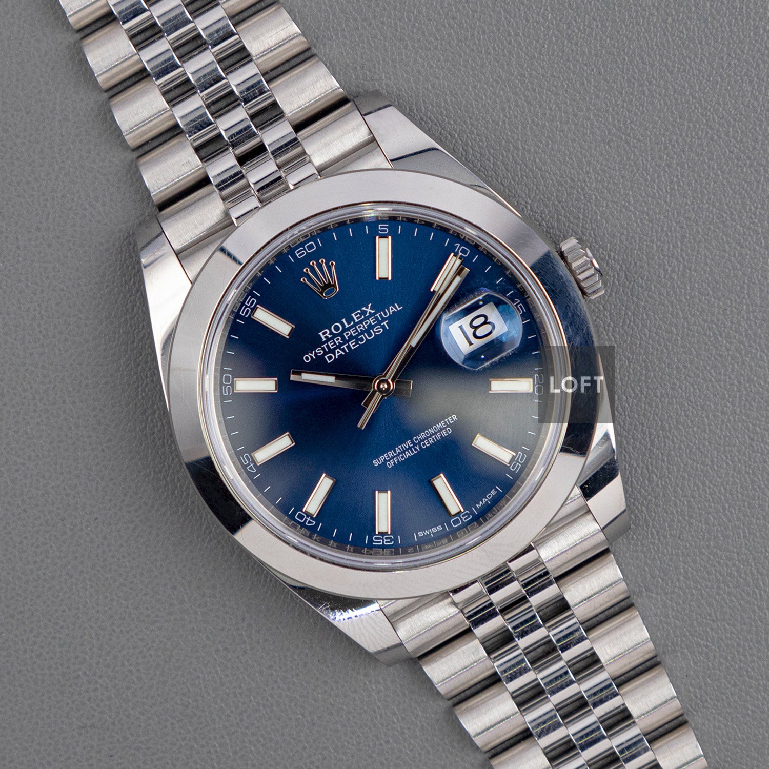 Rolex Datejust 41 Ref. 126300 Blue Dial Jubilee 41mm