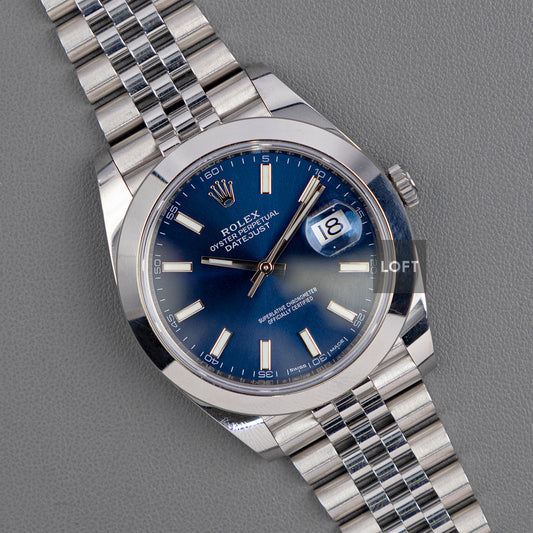 Rolex Datejust 41 Ref. 126300 Blue Dial Jubilee 41mm