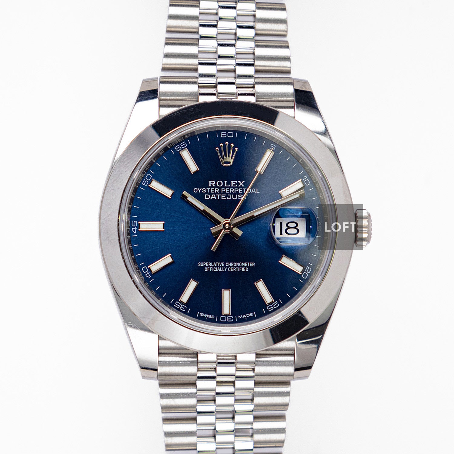 Rolex Datejust 41 Ref. 126300 Blue Dial Jubilee 41mm