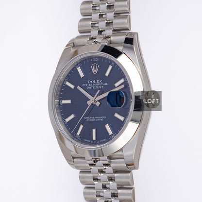 Rolex Datejust 41 Ref. 126300 Blue Dial Jubilee 41mm