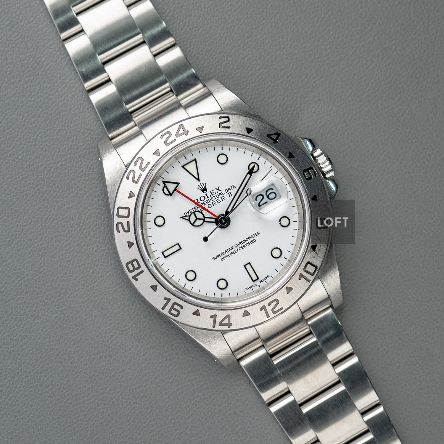 Rolex Explorer II Ref. 16570 GMT Polar Dial 40mm