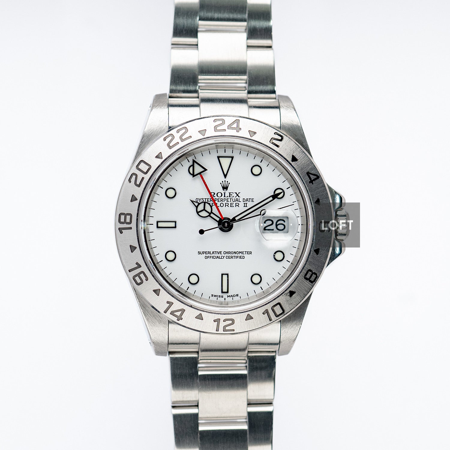 Rolex Explorer II Ref. 16570 GMT Polar Dial 40mm