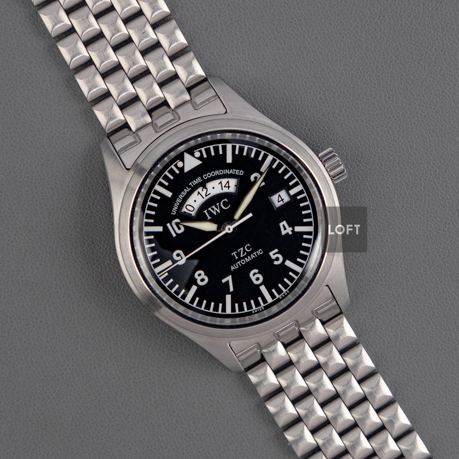 IWC Pilot's Watch Spitfire UTC Black Dial 39mm