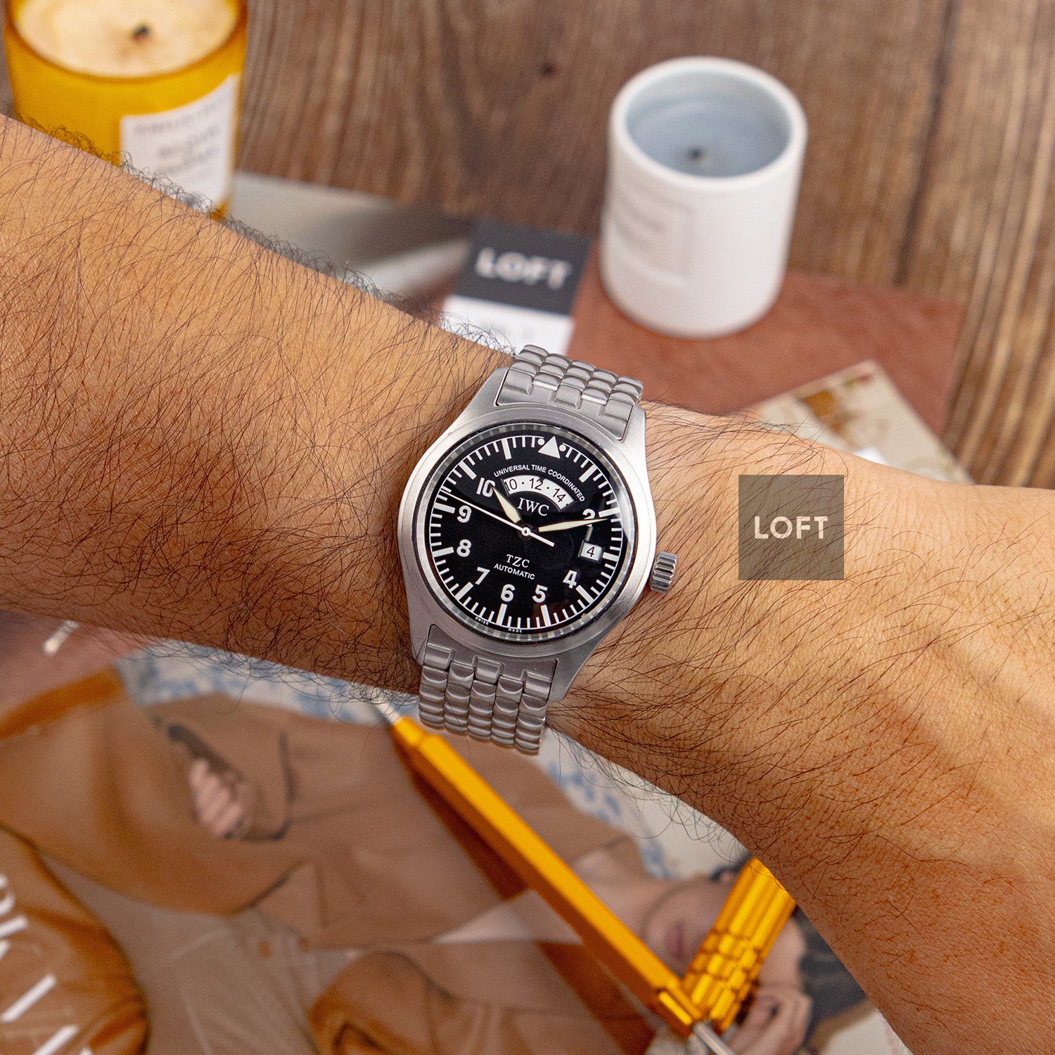 IWC Pilot's Watch Spitfire UTC Black Dial 39mm