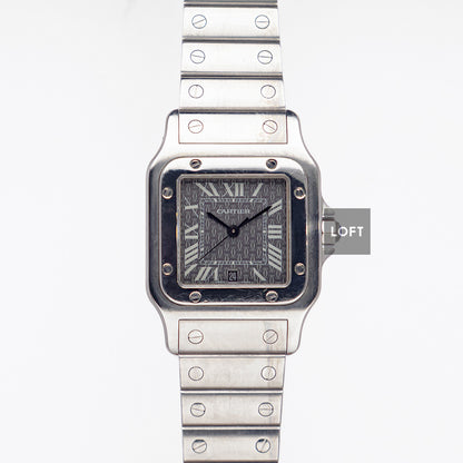 Cartier Santos Galbée Quartz Date Logo Dial 29mm