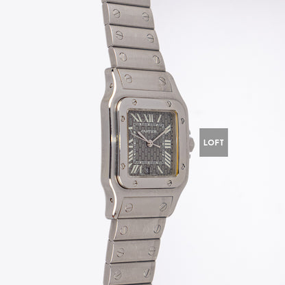 Cartier Santos Galbée Quartz Date Logo Dial 29mm