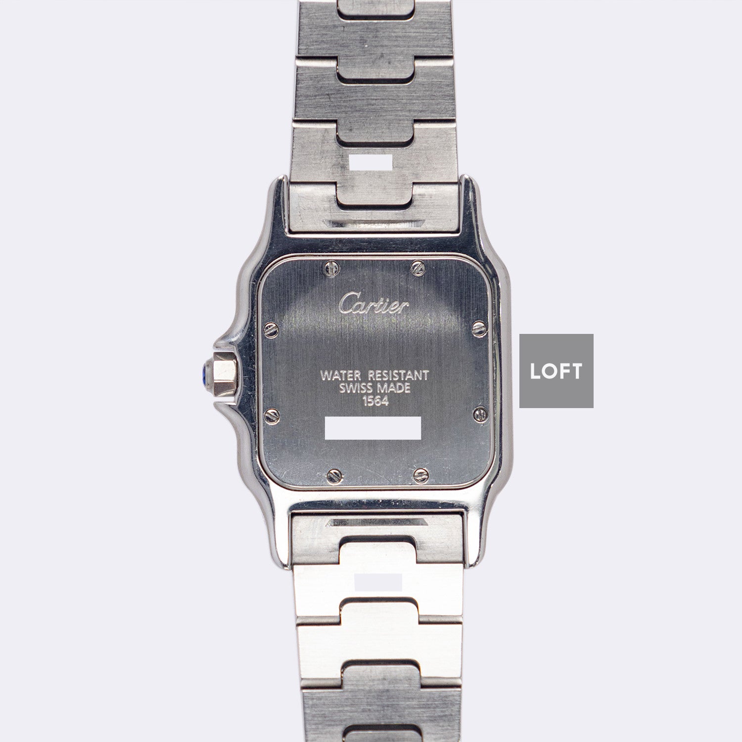 Cartier Santos Galbée Quartz Date Logo Dial 29mm
