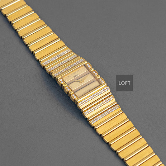 Piaget Polo 7131 Quartz Yellow Gold Diamonds 25mm