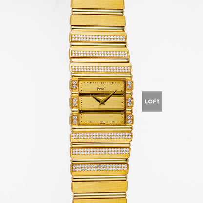 Piaget Polo 7131 Quartz Yellow Gold Diamonds 25mm