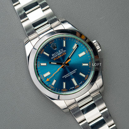 Rolex Milgauss GV Ref. 116400 Z-Blue 40mm