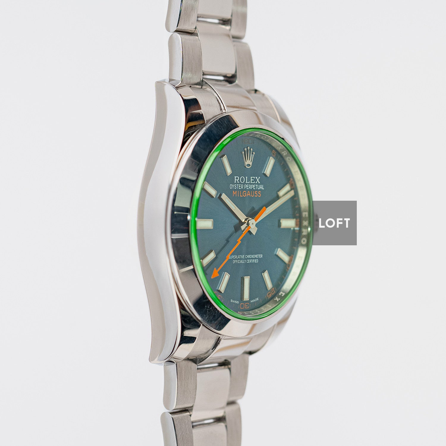 Rolex Milgauss GV Ref. 116400 Z-Blue 40mm