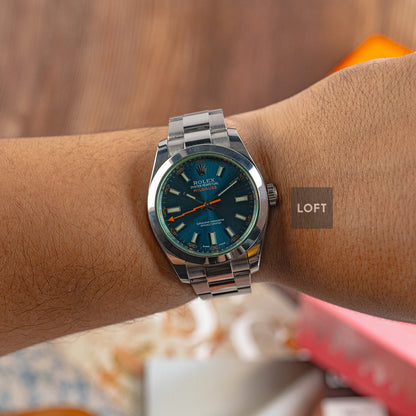 Rolex Milgauss GV Ref. 116400 Z-Blue 40mm