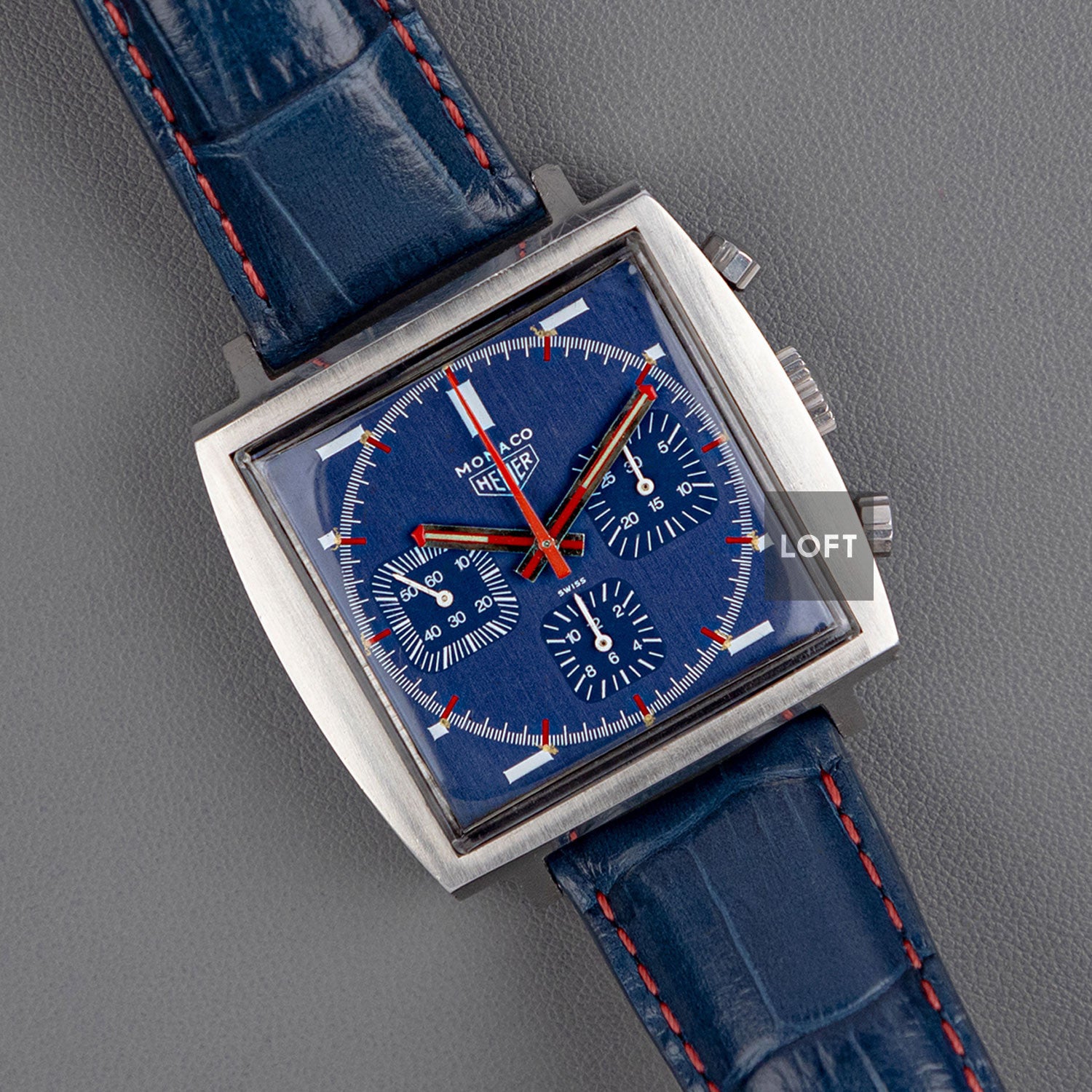 Heuer Monaco 73633 Chronograph Vintage 38mm