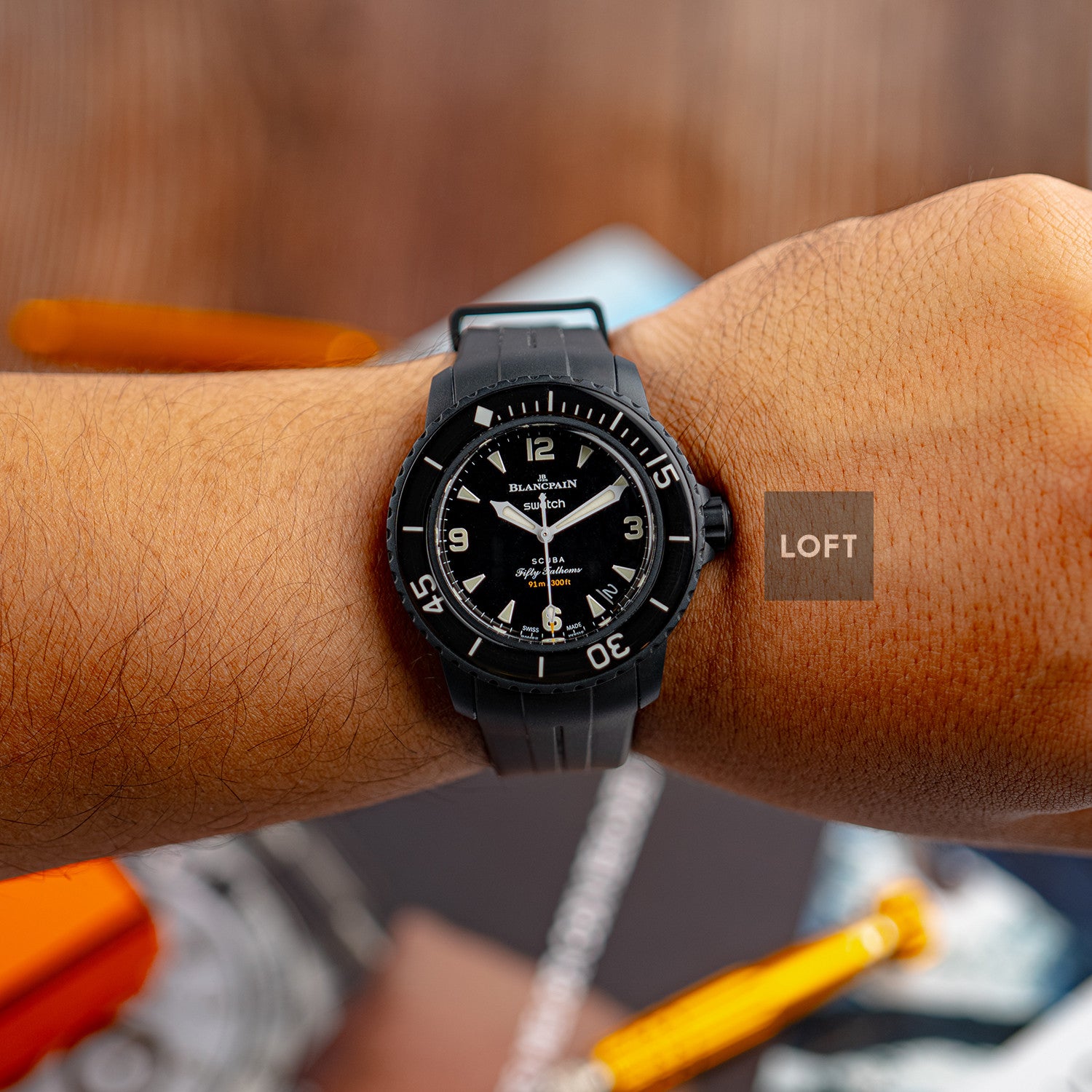 Swatch Bioceramic Scuba Fifty Fathoms Ocean of Storms 42.3mm