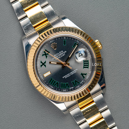 Rolex Datejust II 116333 Rolesor Slate Roman 41mm