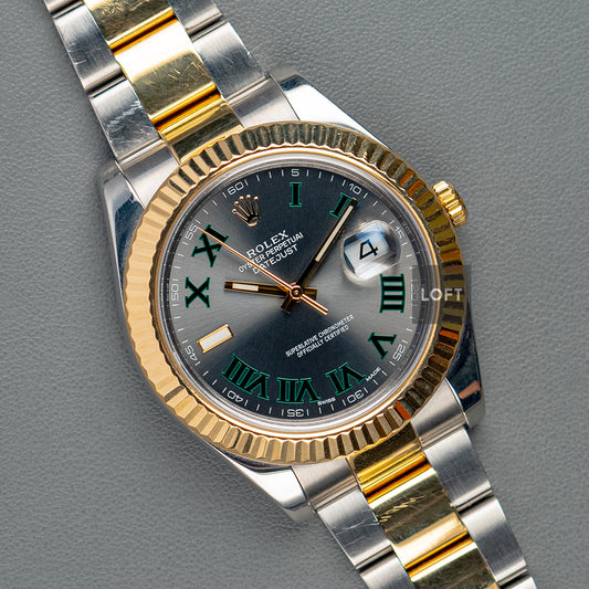 Rolex Datejust II 116333 Rolesor Slate Roman 41mm