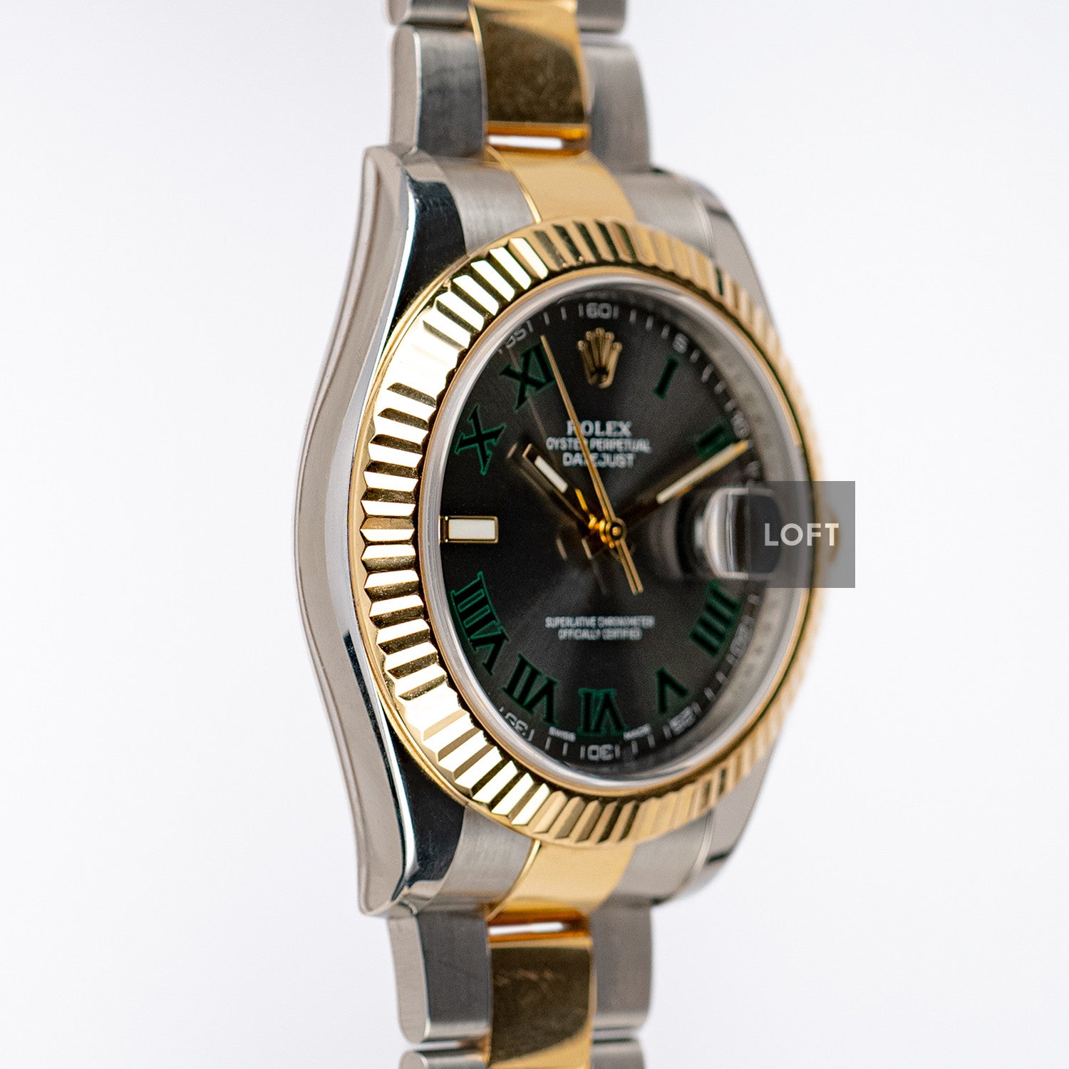 Rolex Datejust II 116333 Rolesor Slate Roman 41mm