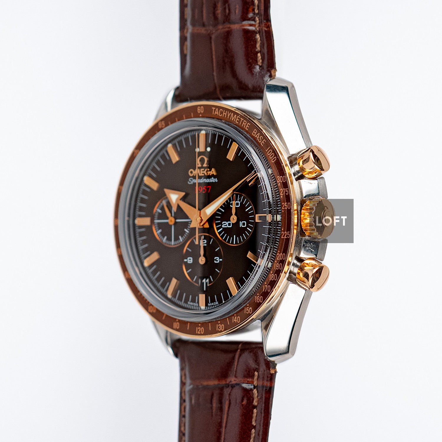 Omega Speedmaster Broad Arrow Steel/Red Gold 42mm