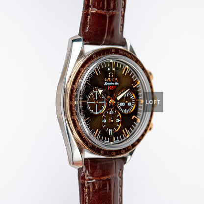 Omega Speedmaster Broad Arrow Steel/Red Gold 42mm