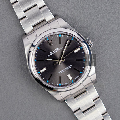 Rolex Oyster Perpetual 114300 Dark Rhodium 39mm