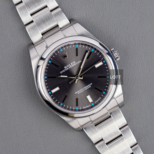 Rolex Oyster Perpetual 114300 Dark Rhodium 39mm