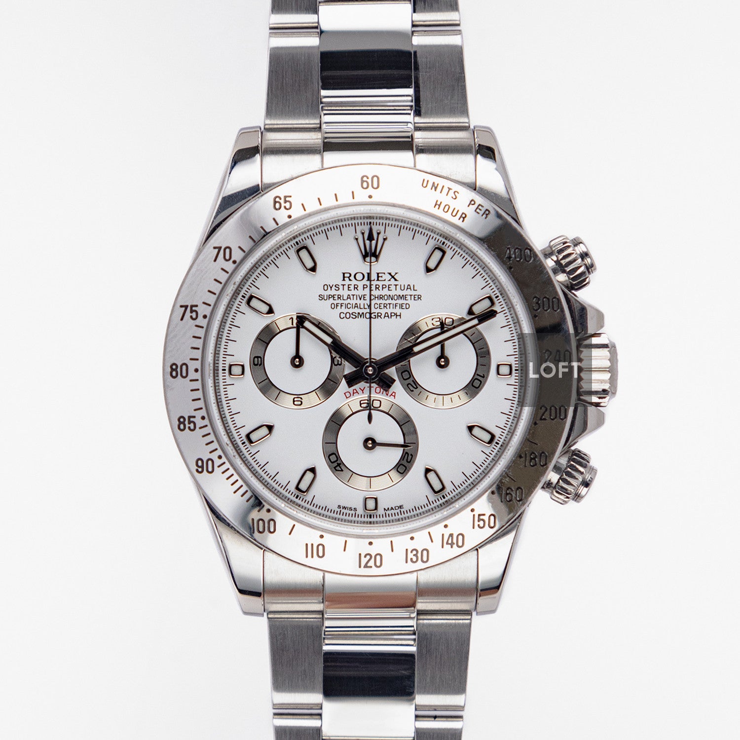 Rolex Cosmograph Daytona 116520 White Dial 40mm
