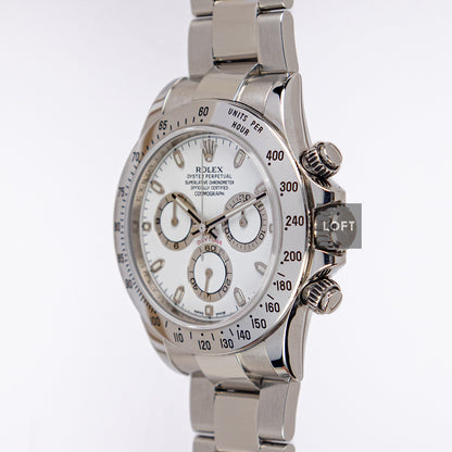 Rolex Cosmograph Daytona 116520 White Dial 40mm