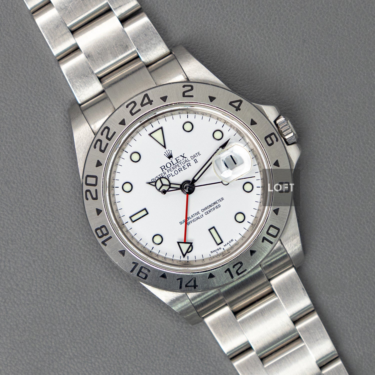 Rolex Explorer ll 16570 "Polar" Super-LumiNova 40mm