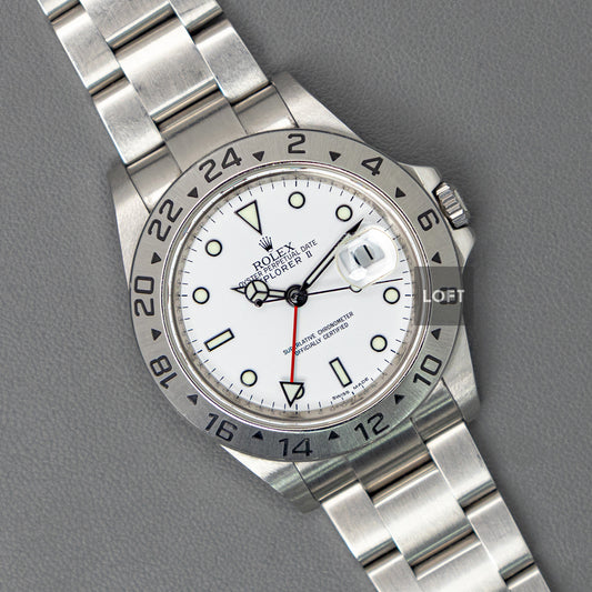 Rolex Explorer ll 16570 "Polar" Super-LumiNova 40mm