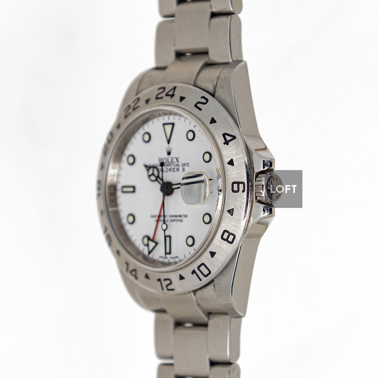 Rolex Explorer ll 16570 "Polar" Super-LumiNova 40mm