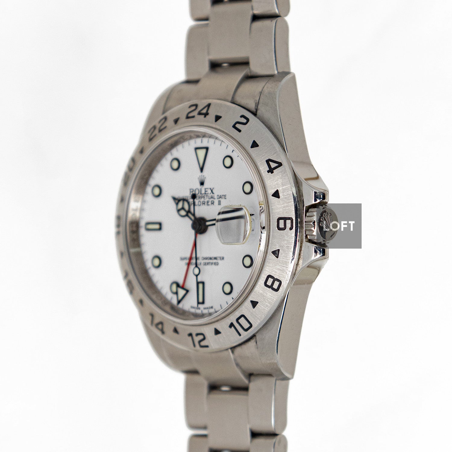 Rolex Explorer ll 16570 "Polar" Super-LumiNova 40mm