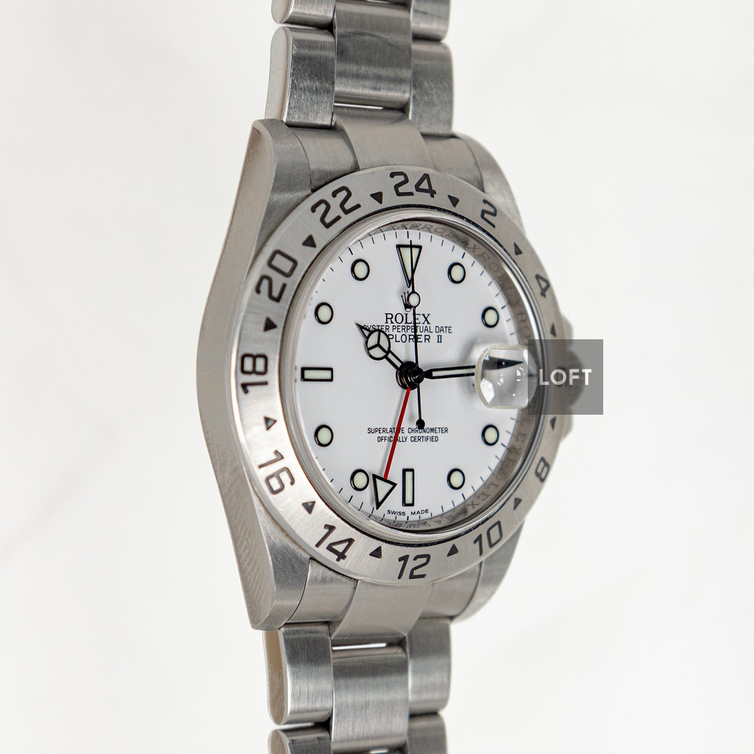 Rolex Explorer ll 16570 "Polar" Super-LumiNova 40mm