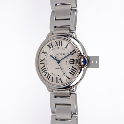 Cartier Ballon Bleu 3284 Automatic White Dial 36mm