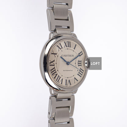 Cartier Ballon Bleu 3284 Automatic White Dial 36mm