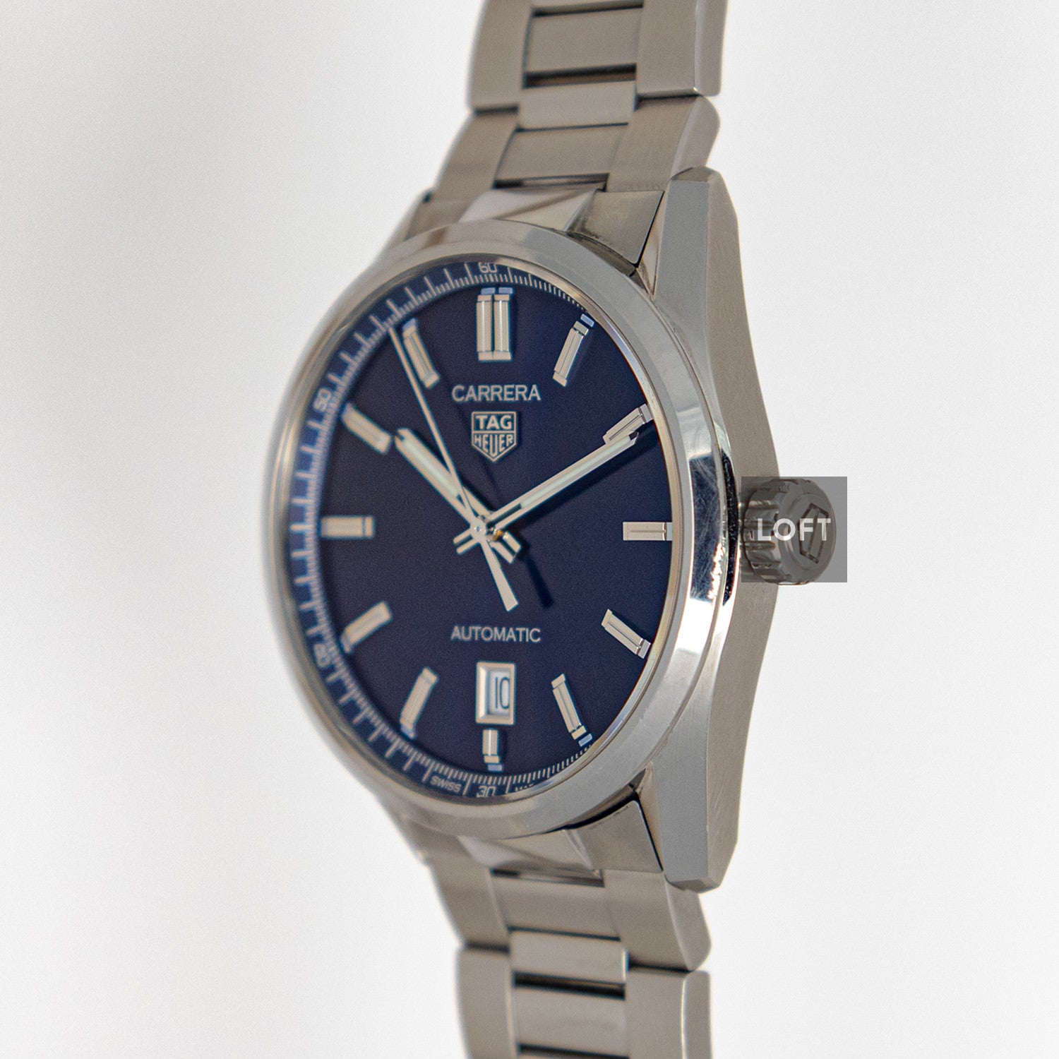 TAG Heuer Carrera Calibre 5 Automatic Blue Dial 39mm